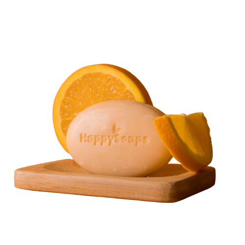 
                  
                    Happy Soaps - Gezichtsreiniger Bar Sinaasappel (70gr)
                  
                