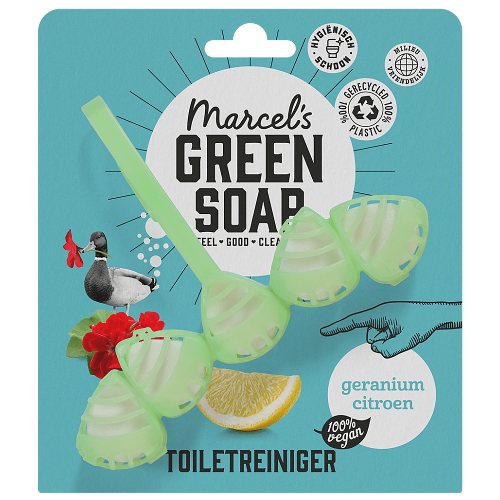 Marcel's Green Soap - Toiletblok Geranium & Citroen (1stuk)
