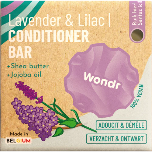 
                  
                    Wondr Hair Conditioner Bar Lavender & Lilac (55gr)
                  
                