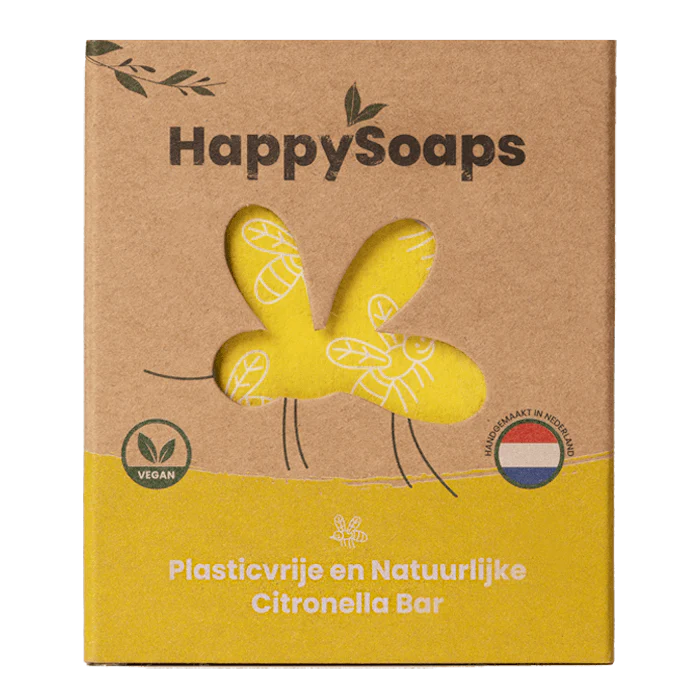 Happy Soaps - Anti-Insect Bar - Citronella & Krachtige Munt (40gr)