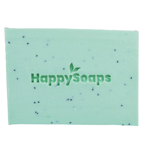 Happy Soaps - Body Wash Bar - Tea Tree and Pepermunt  (100gr)
