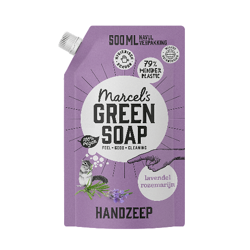 Marcel's Green Soap - Handzeep Navul Stazak Lavendel & Rozemarijn (500ml)
