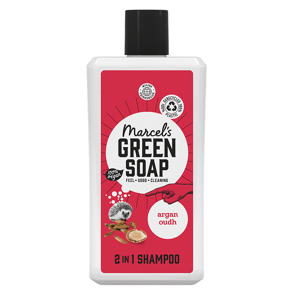 Marcel's Green Soap - 2in1 Shampoo & Conditioner Argan & Oudh (500ml)