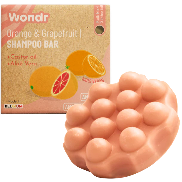 
                  
                    Wondr Hair Shampoo Bar Orange & Grapefruit (55gr)
                  
                