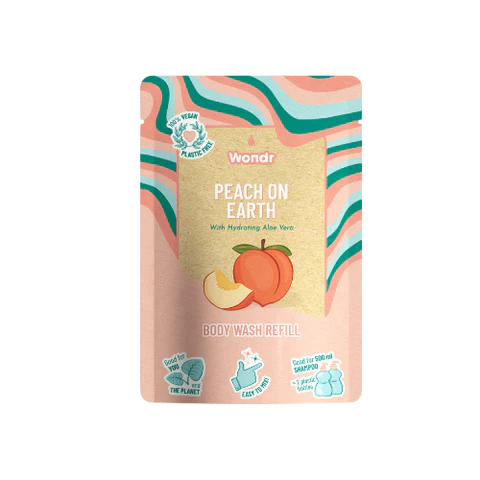 Wondr Body Wash Refill Peach on Earth (40gr) - voor Liquids fles