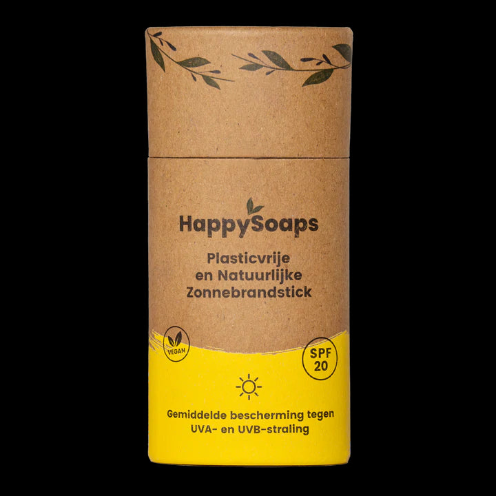 Happy Soaps - Zonnebrandstick - SPF 20 - Fresh Lime